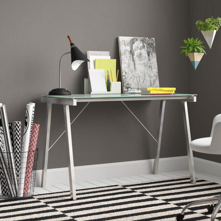 Zipcode Design™ Douglasville Glass Writing Desk & Reviews Wayfair Canada